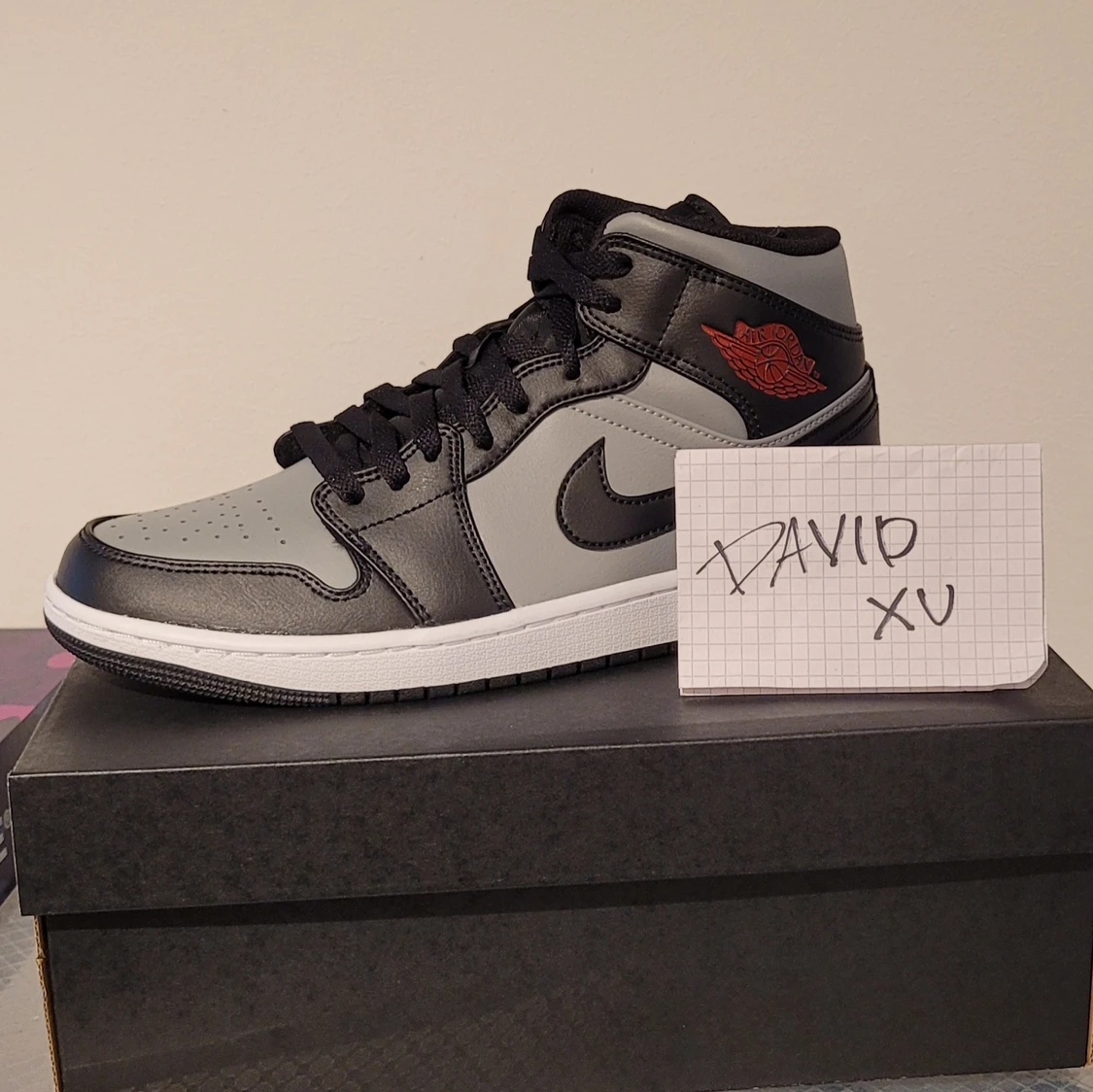 Air Jordan 1 Mid Shadow Red - 91