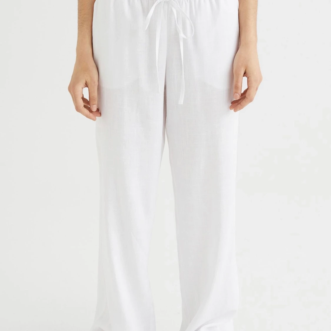 Vita linnebyxor  - 91