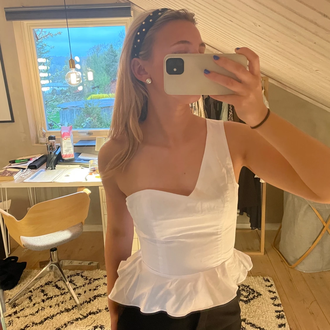 Oneshoulder topp - 91