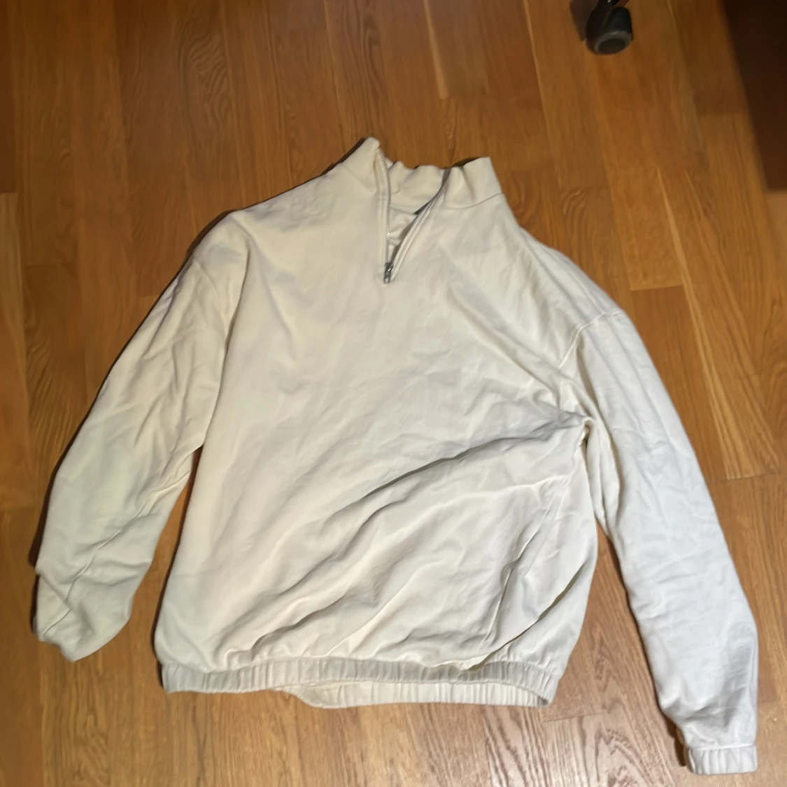 Beige half-zip