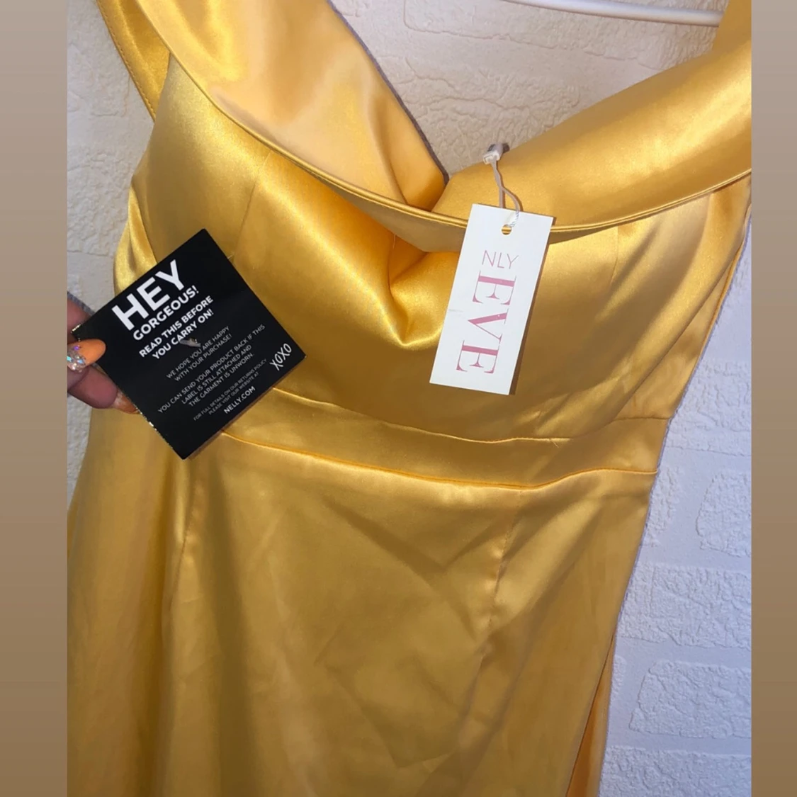 💛Gul Klänning Nelly💛 - 90