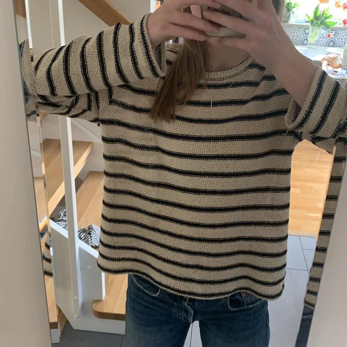 Randig zara tröja - 90