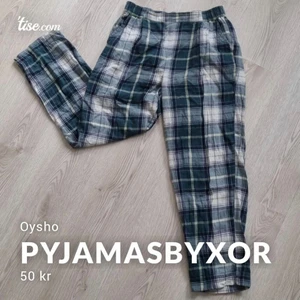 Pyjamasbyxor - Rutiga gröna pyjamasbyxor från Oysho 👖