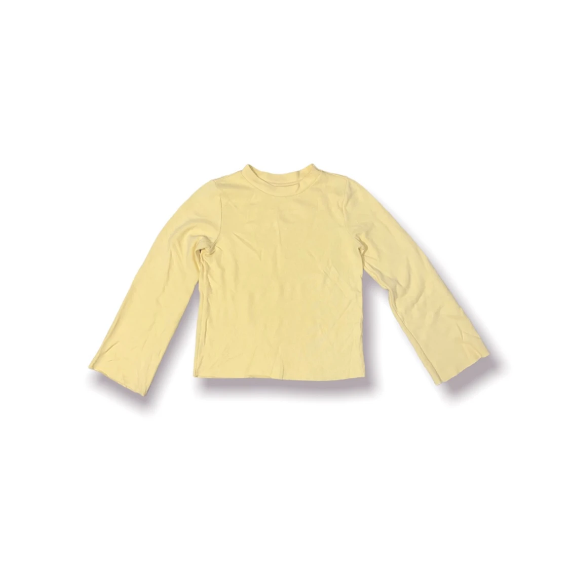 Långärmad tröja med utsvängda armar 