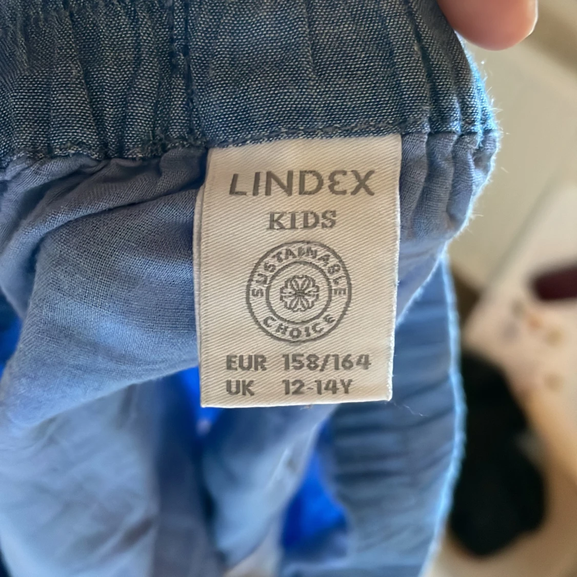 Blå volangkjol - 91