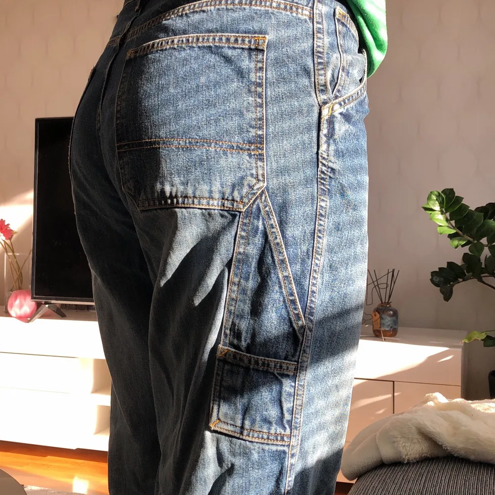 Baggy Jeans, storlek 40. Använd ett par gånger endast. . Jeans & Byxor.