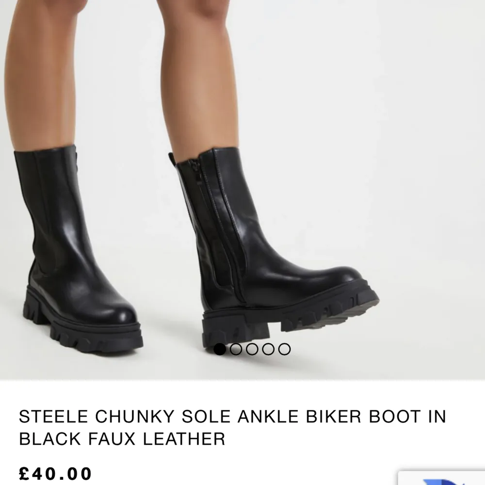 Biker boots från EGO använda vid 2 tillfällen, säljer pga att jag inte får så mycket användning av dom 💕. Skor.