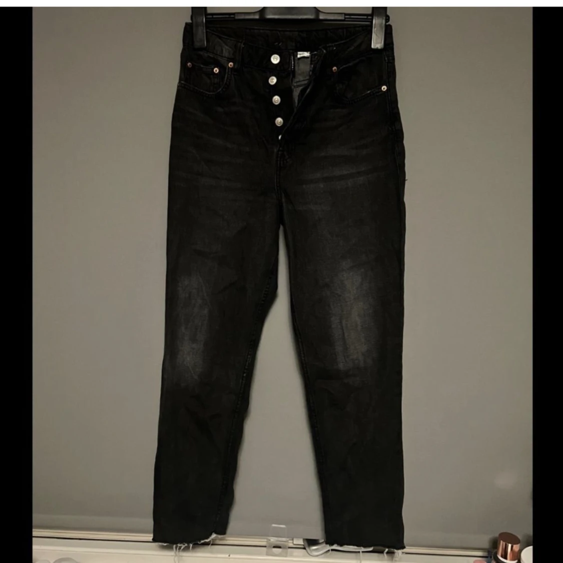 Svarta boyfriendjeans / momjeans