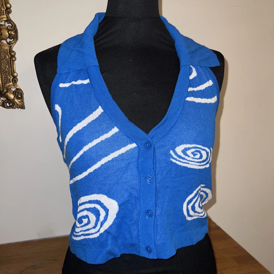 Superfin stickad topp 90s