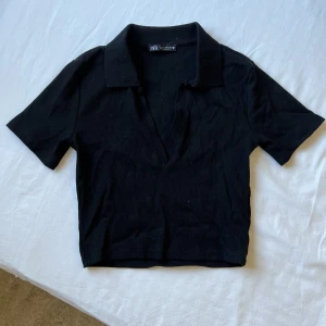 Tshirt med krage - T-shirt med krage från zara, storlek s. Använd 1-2 gånger.