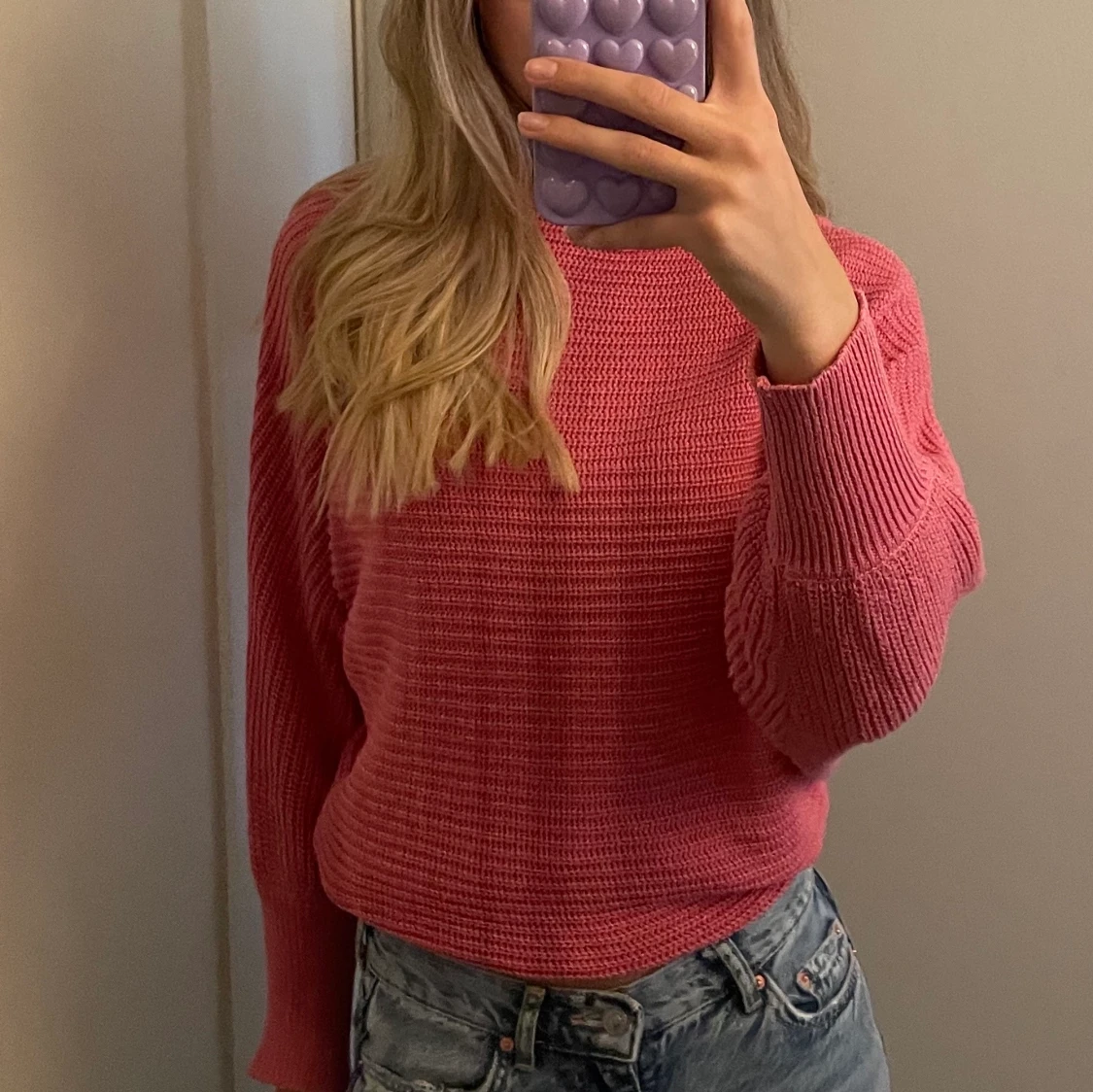 Stickad rosa tröja från na-kd - 91