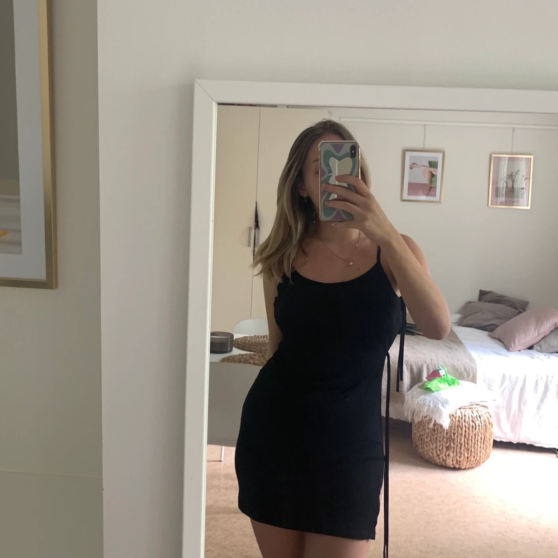 Svart miniklänning - 90