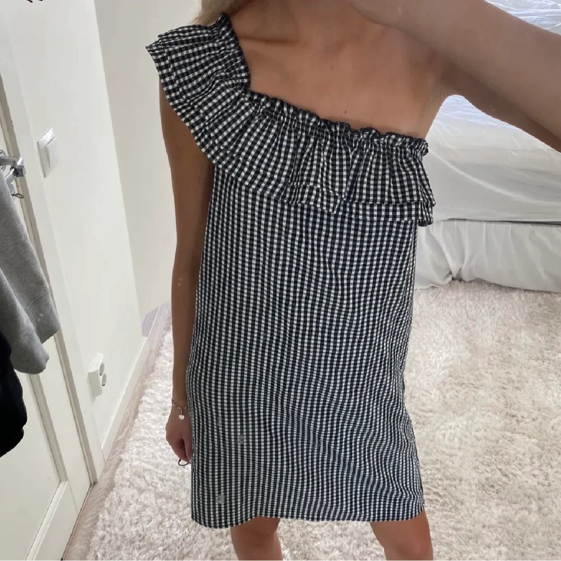 Rutig klänning  - 91