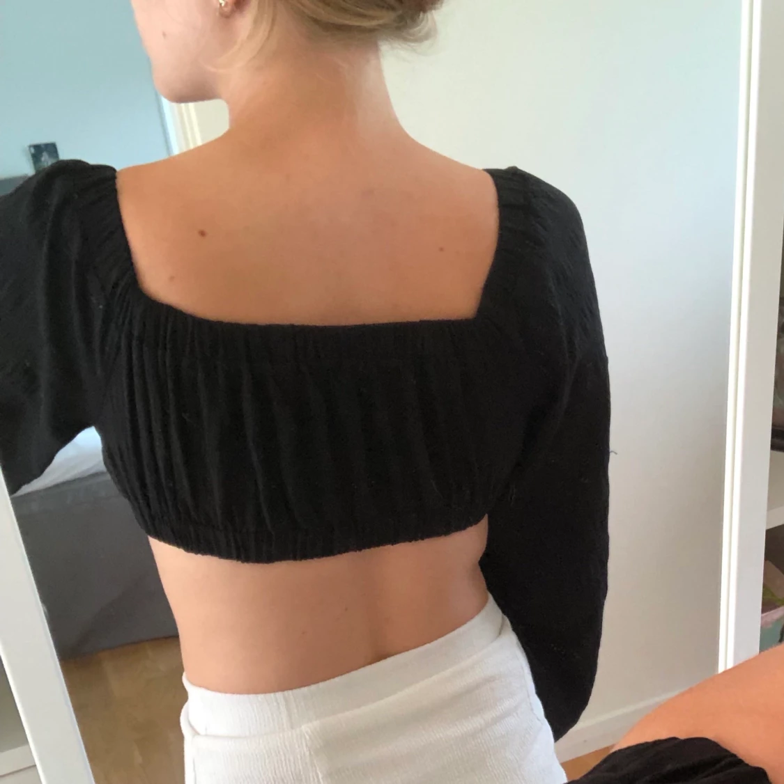 Långärmad croptop - 91