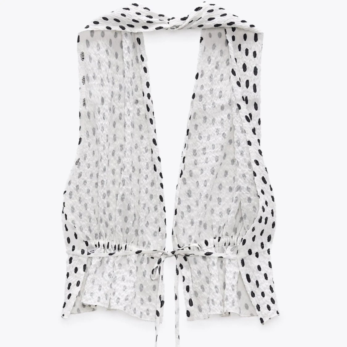 Prickig halterneck topp  - 90