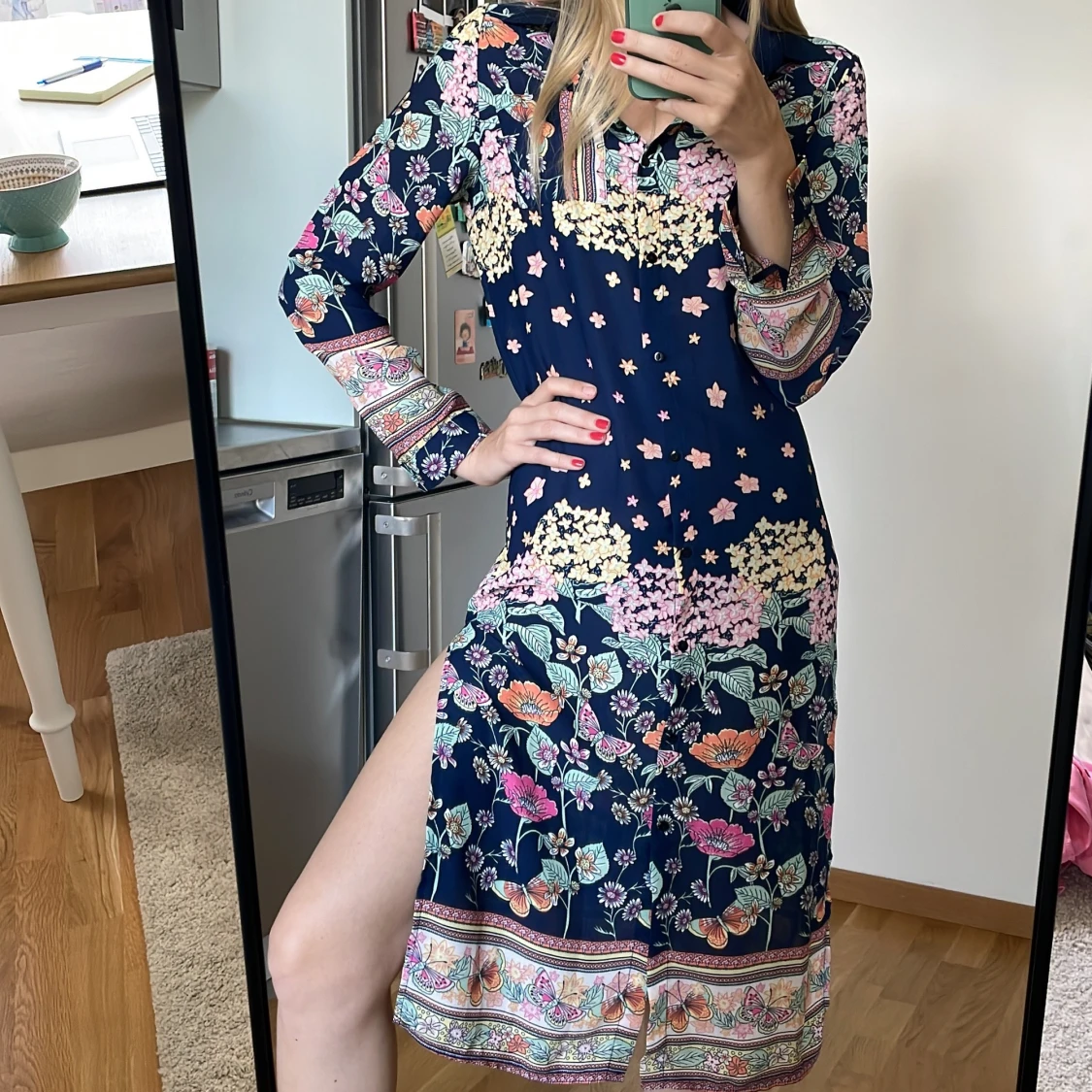 Long bohemian shirt - 90