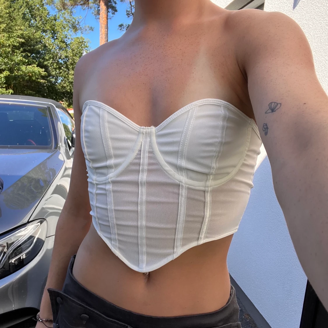 Vit Korsett  - 91