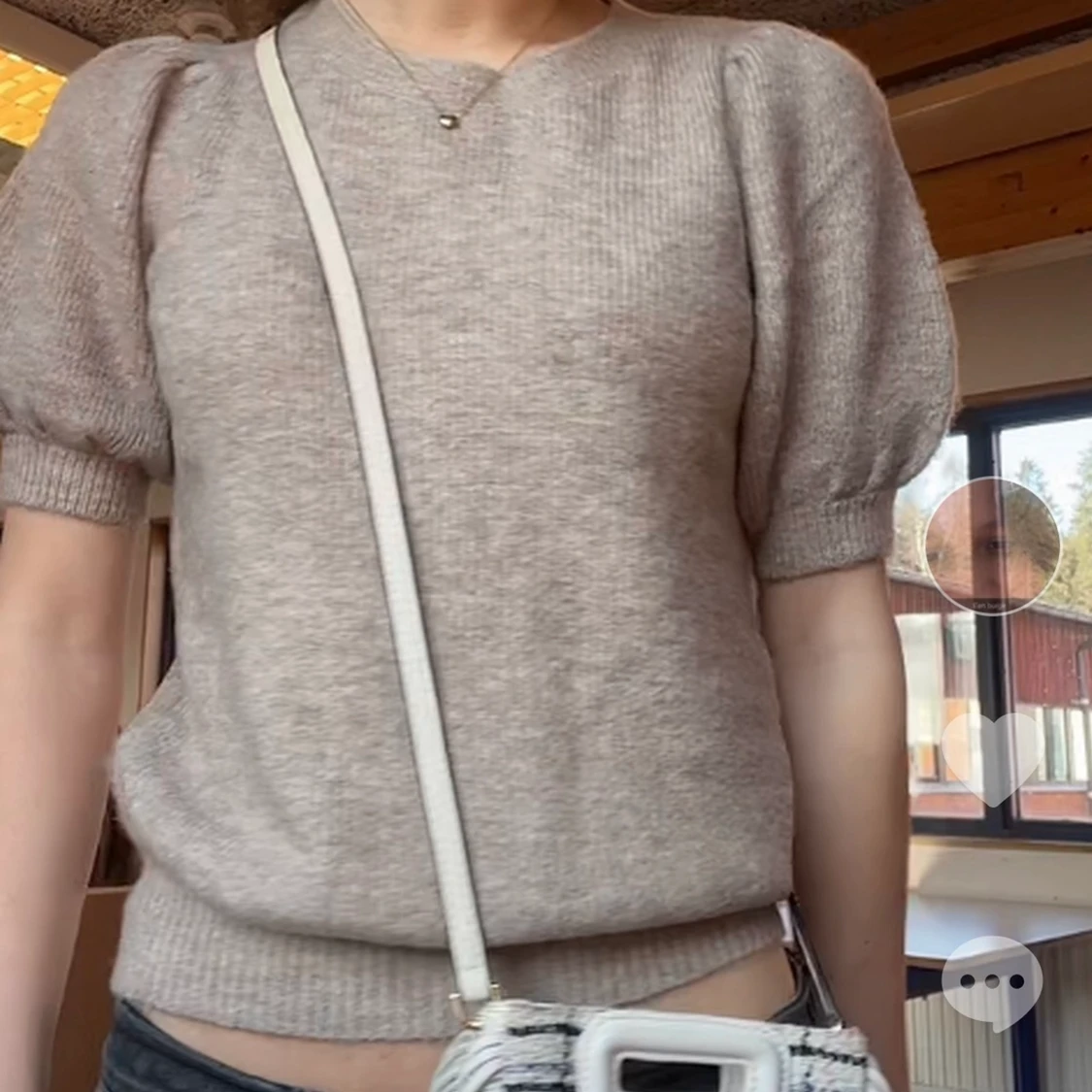 Stickat t-shirt - 90