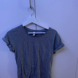 Grå t-shirt  - Grå t-shirt med trycket ”Mikael Elias teoretiska gymnasium” på ryggen