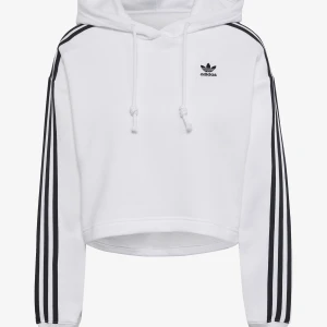Adidas hoodie - Vit 3 stripes adidas hoodie. Nyskick. Storlek 34/36. Xs/s