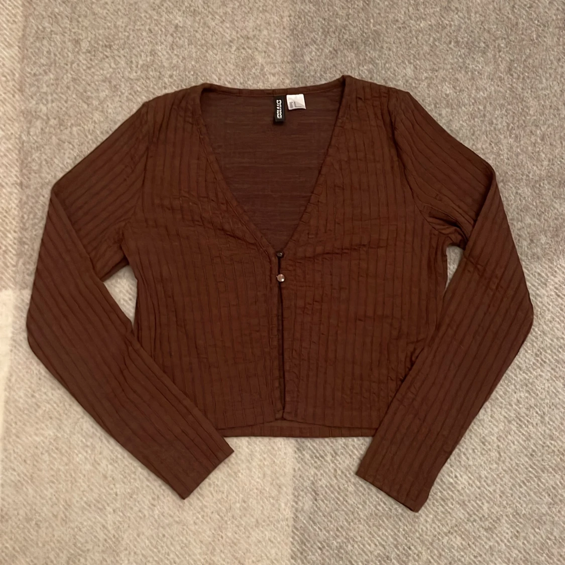 Brown Button Up Cardigan - 91
