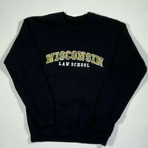 Collage hoddie - Wisconsin law school på framsidan med black lives matter på baksidan. Tröjan är i okej skick. 