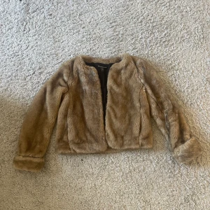 Pälsjacka från Zara - Säljer den här fina pälsjackan från Zara, har använt den ett fåtal gånger men det är inget som syns. Kontakta gärna mig om du vill ha mer bilder på jackan. Priset kan diskuteras! 