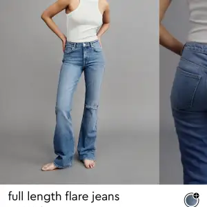 Supersnygga jeans ifrån gina, mid-waist i storlek 38. Säljs då de tyvärr blivit för korta.