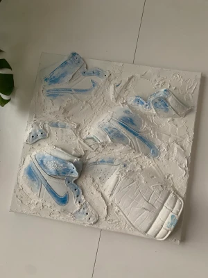 Jordan 1 UNC deconstructed art. - Tavla gjord av mig 40x40cm 1 of 1