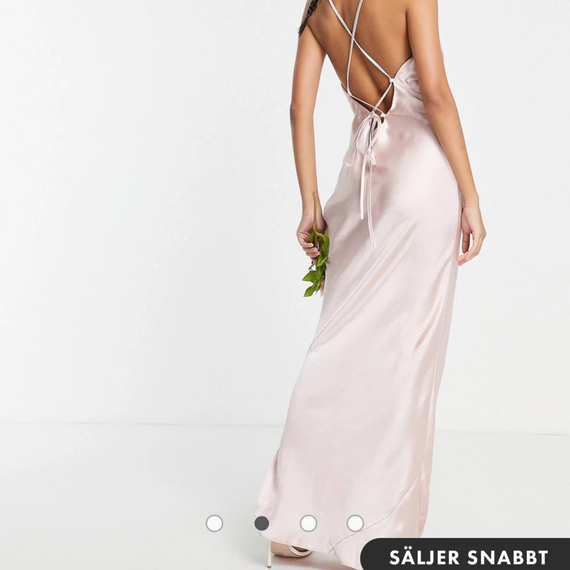 Ljusrosa balklänning - 90