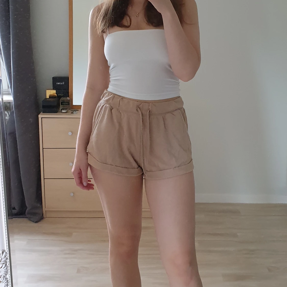Beige shorts