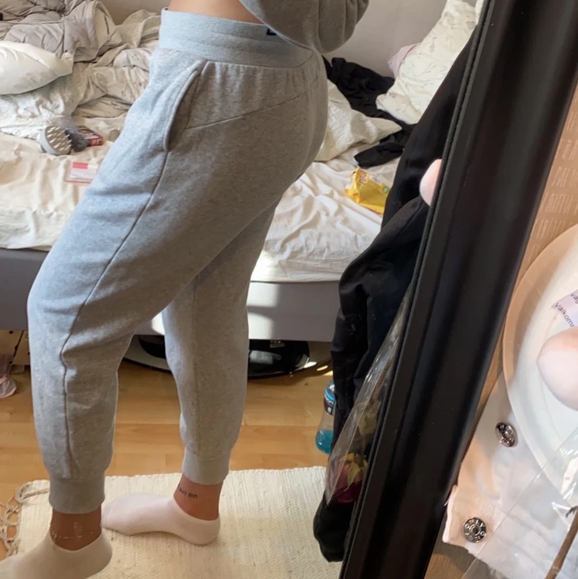 Gråa puma mjukisbyxor - 91