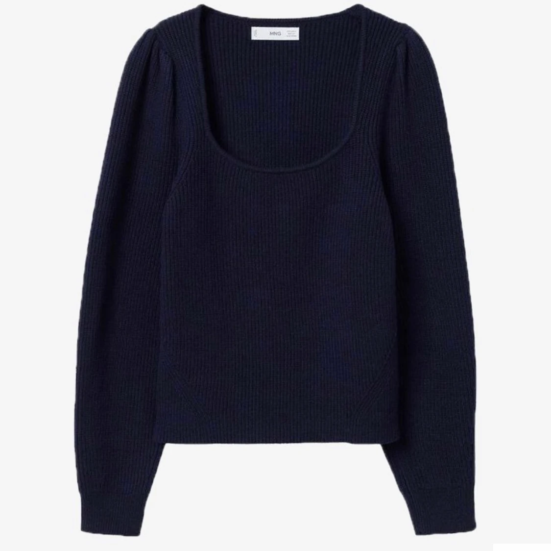 ALEXA stickad tröja dark navy