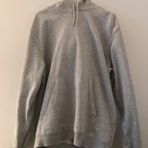 Weekday hoodie  - Säljer en gråmelerad Weekday hoodie i size M, sitter tts.  Bra skick, använts en del men har mycket kvar att ge.