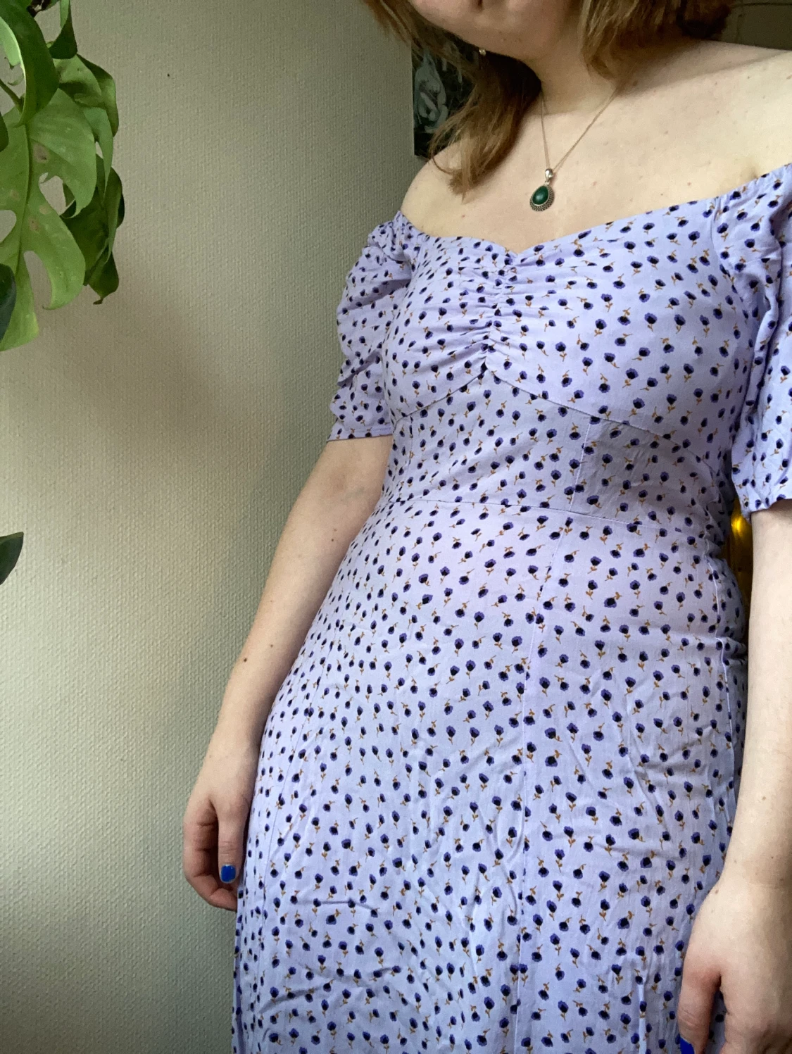 Blommig sommarklänning