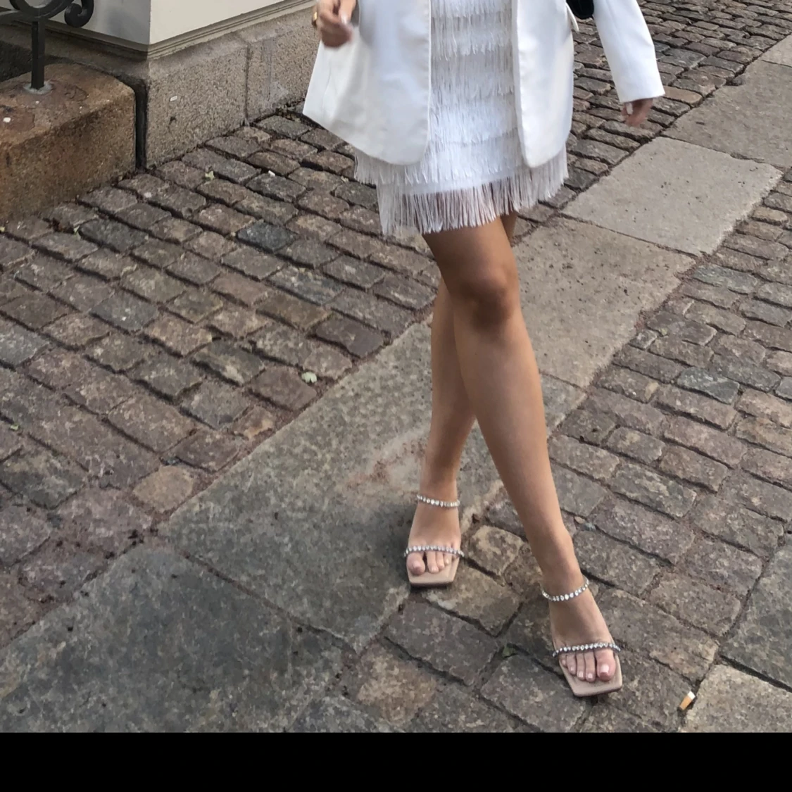 Kjol med ”fransar” - 90