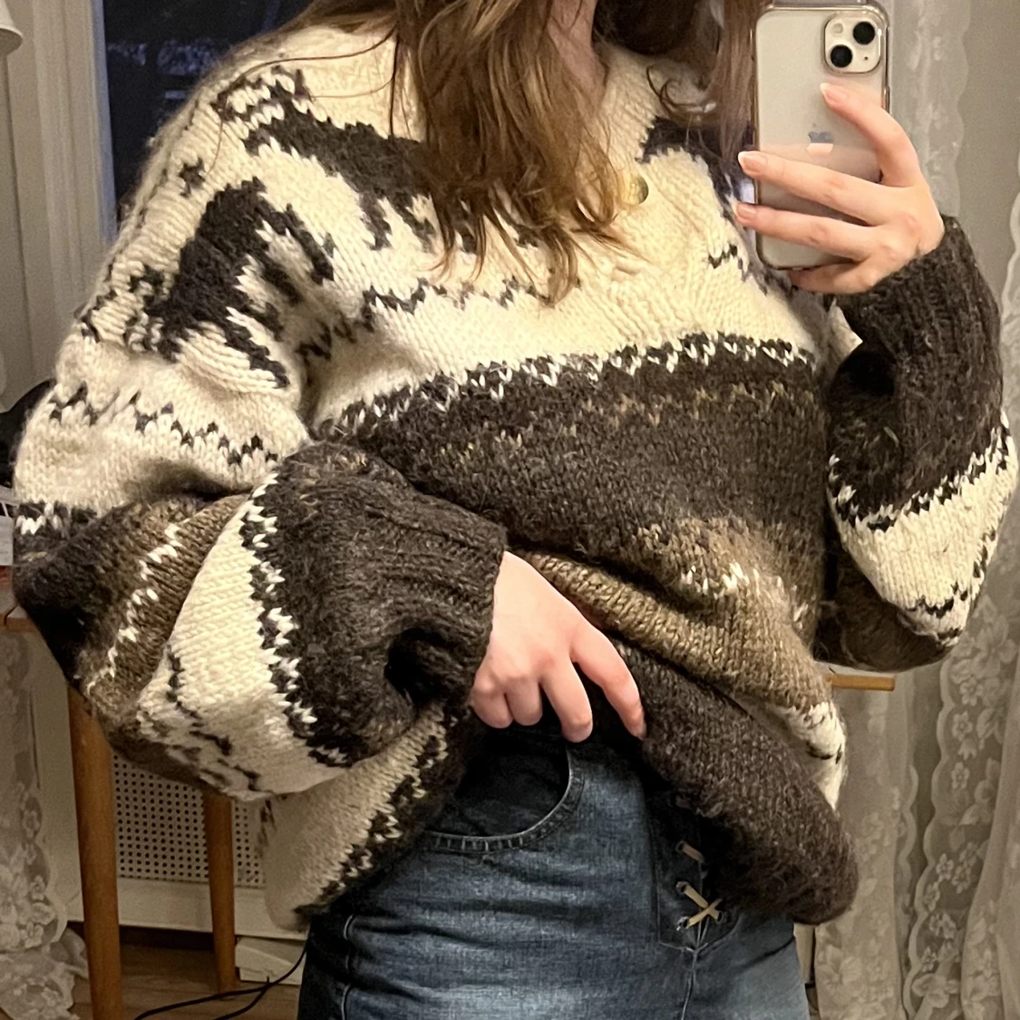 Stickad tröja  - 90