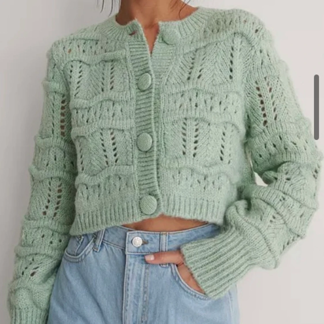 Stickad cardigan  - 90