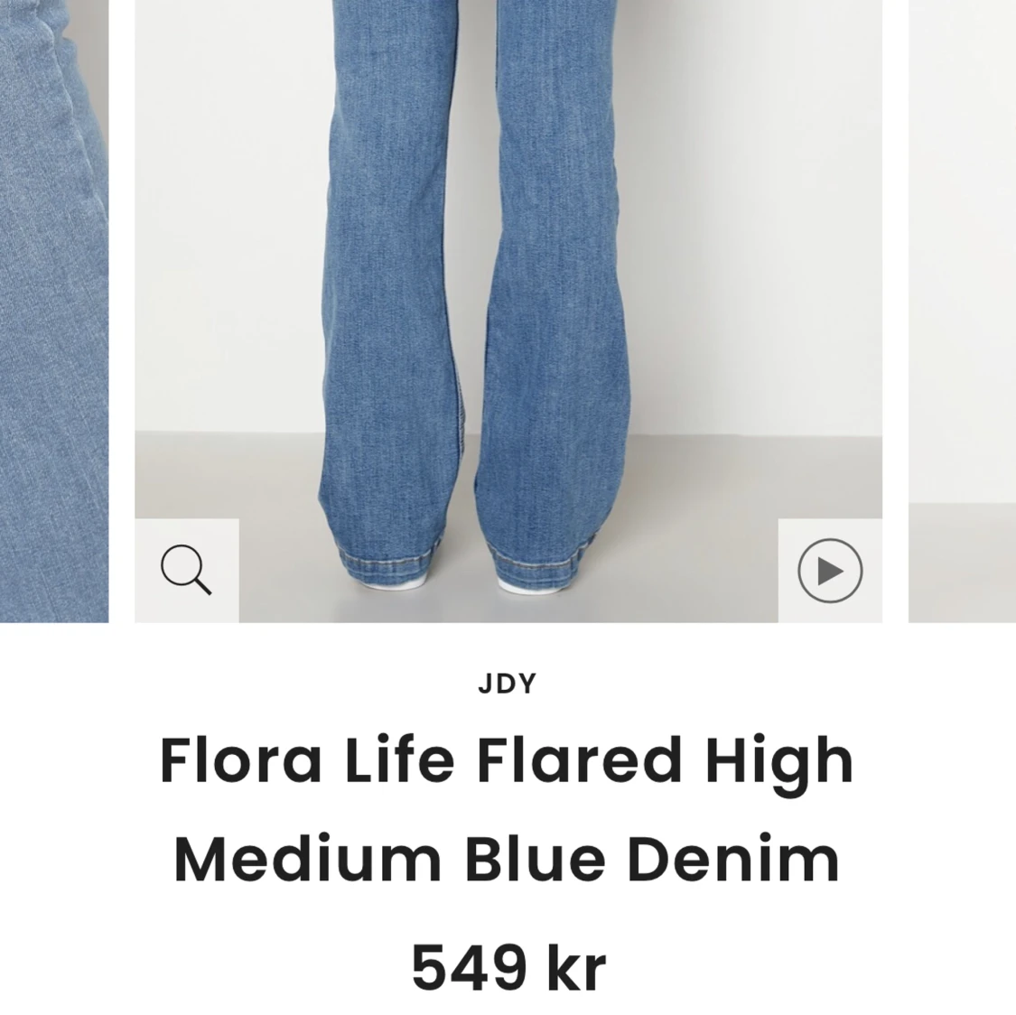 Utsvängda jeans