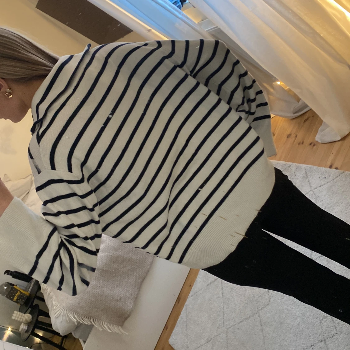 Randig ziptröja - 91