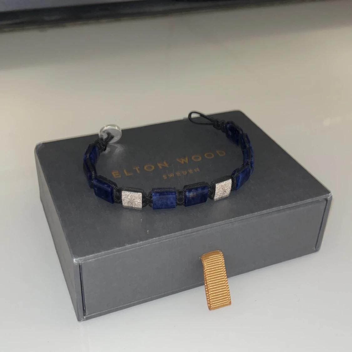 Elton Wood Armband ”Blåa Hav”