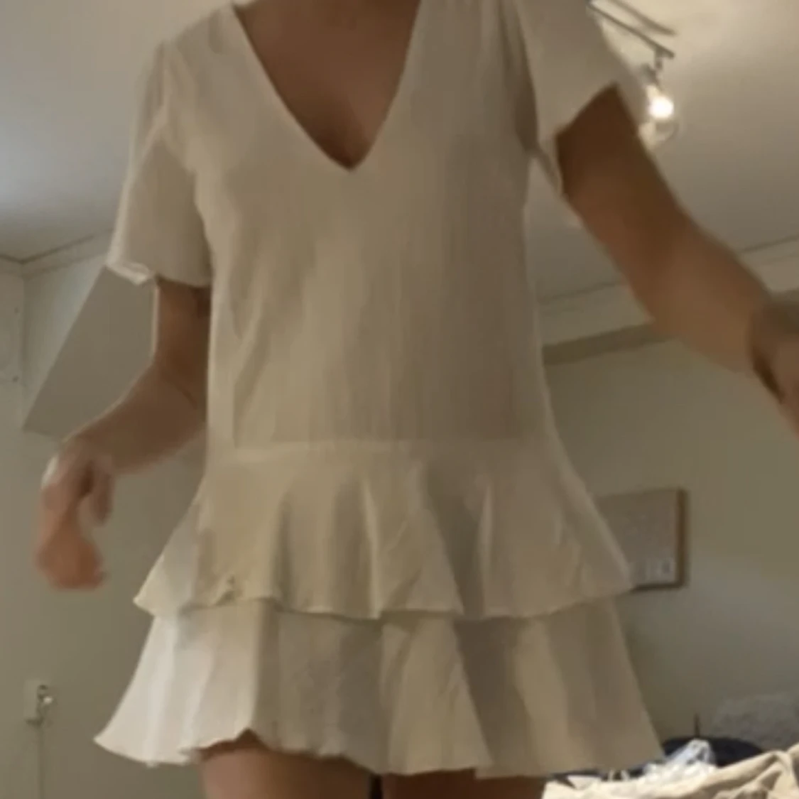 Vit klänning ny - 90