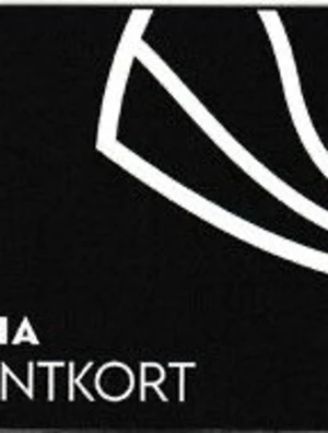 Presentkort svart med vit design - Presentkort emporia laddat med 1700kr 