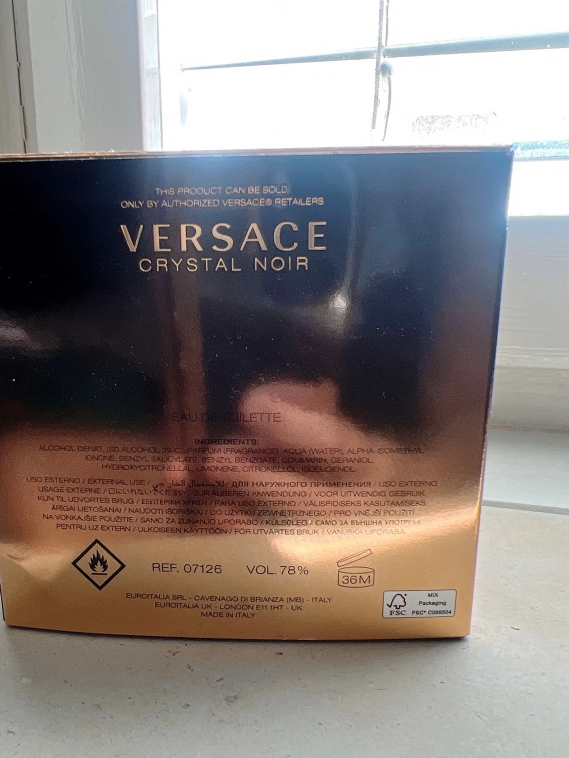 Versace Crystal Noir Eau de Toilette 50ml - 2