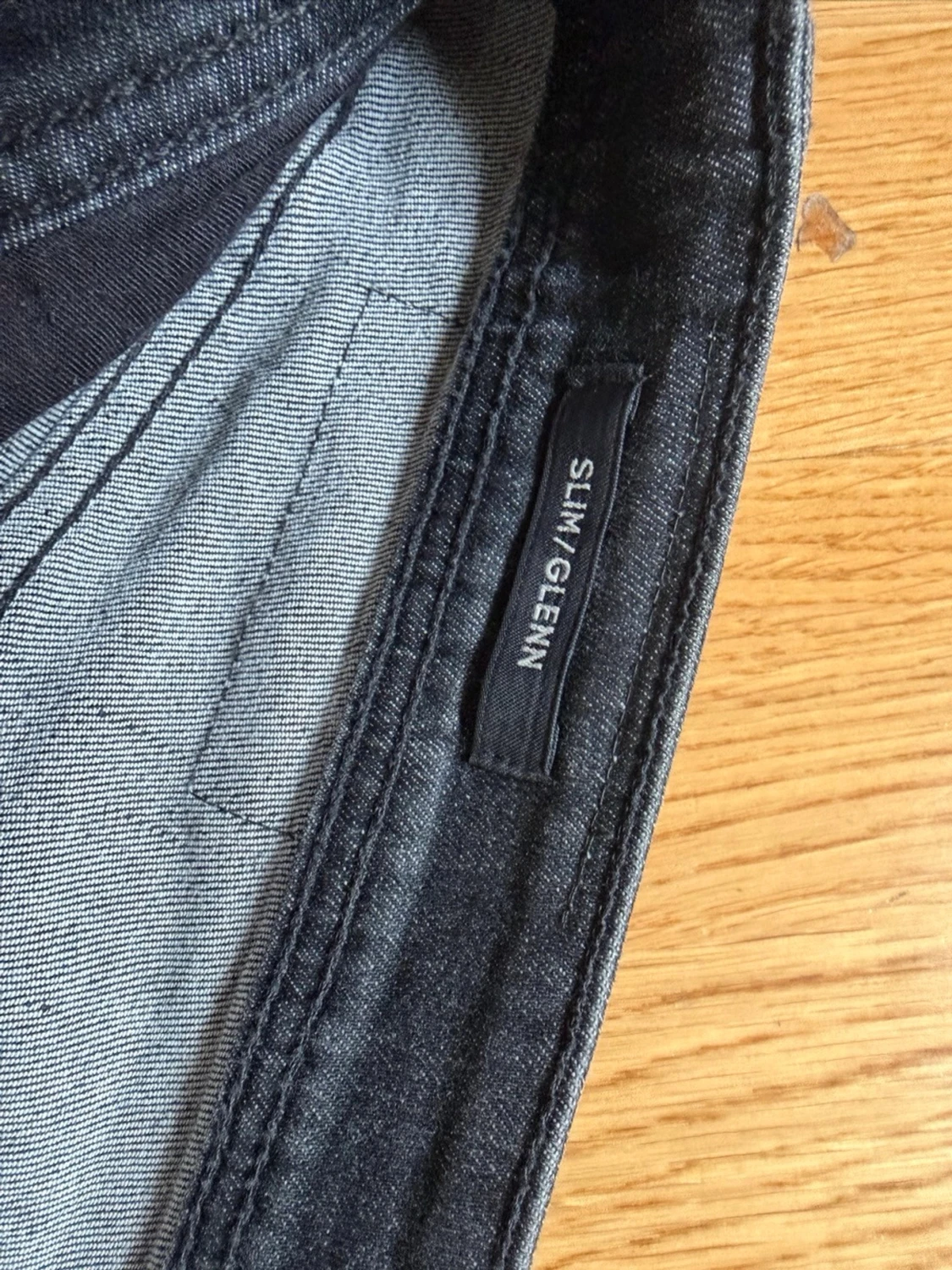 Svarta slim fit jeans - 2