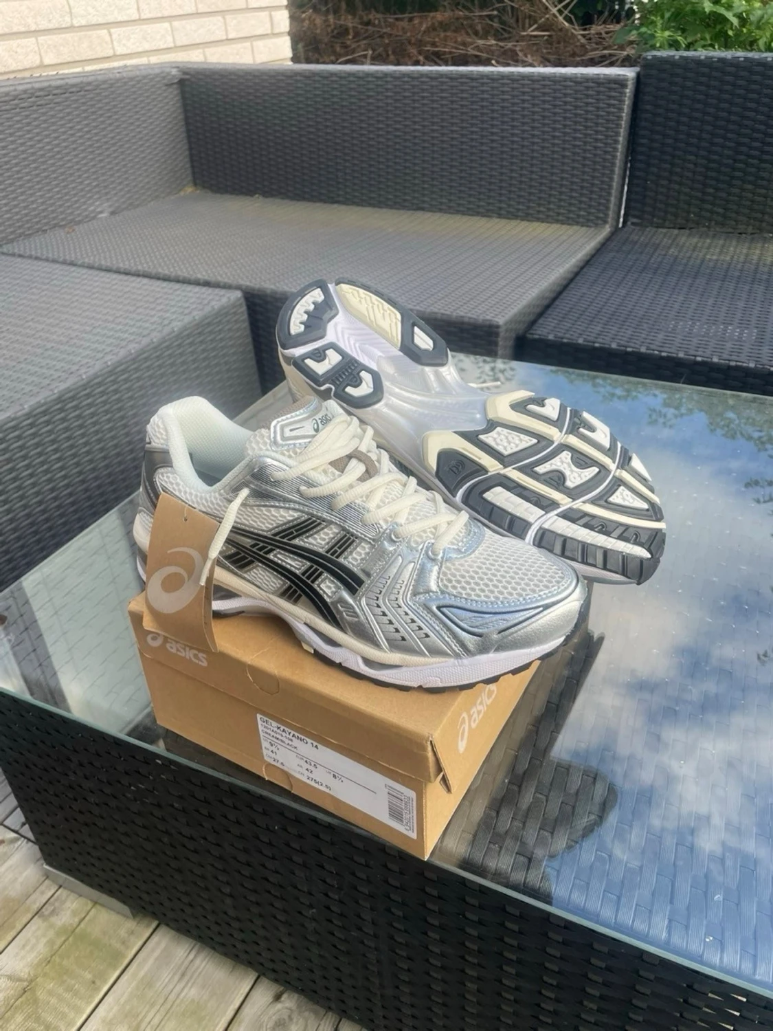 ASICS GEL-Kayano 14 silver/vita sneakers - 2