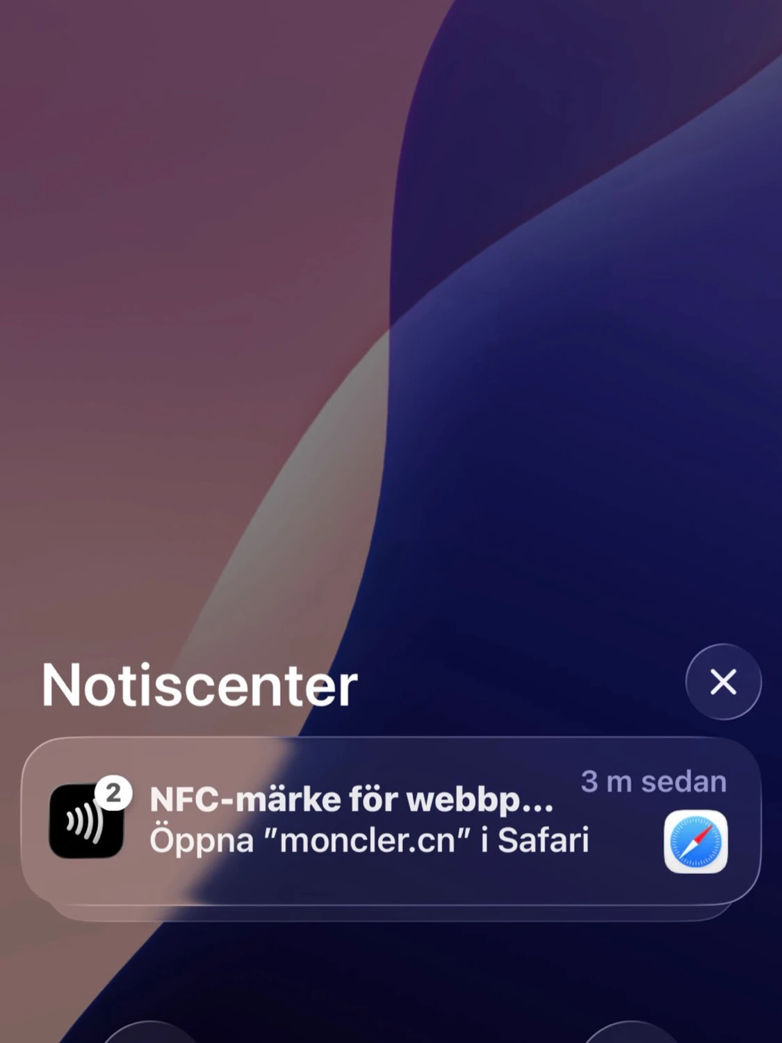 Mörkblå dunjacka från Moncler - 1