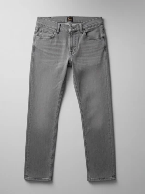 Lee regular fit jeans - Snygga grå jeans från Lee med rak passform och klassisk femficksdesign. Jeansen har normal midja och är tillverkade i ett mjukt denimtyg som ger en avslappnad look. Perfekta för dig som gillar stilrena och tidlösa plagg. Använd 2ggr så perfekt skick!