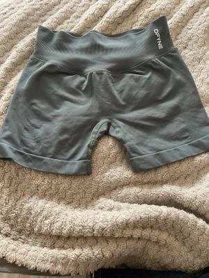 Impact shorts 4,5 Dfyne - Dfyne shorts i färgen pistasch, den är lite mer grön i verkligheten. Är i längden 4,5 och storlek small, använd fåtal gånger!