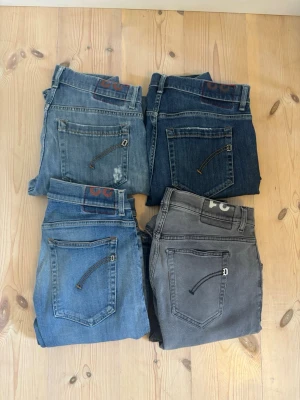 Dondup George Bulk - idag har jag en sjuk deal som innehåller 4x dondups för sjukt pris! 2 par ritchie, 2 par george. Bara bra storlekar W33, W32 W31 W32 perfekt för dig som vill börja med återförsäljning eller bara vill uppgradera garderoben. 